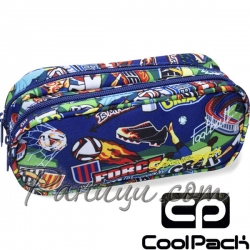 Cool Pack Clever Несесер с два ципа Football Cartoon B65036